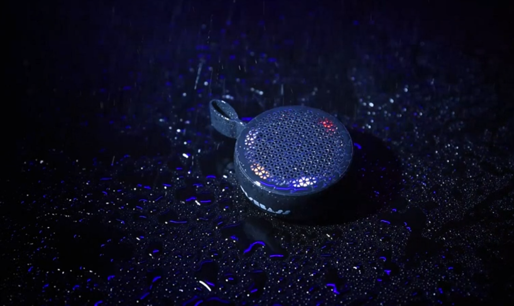 thumbnail video image 2 of RISEBASS Portable Waterproof Bluetooth Speaker Mini Bluetooth Shower Speaker, 2 of 7