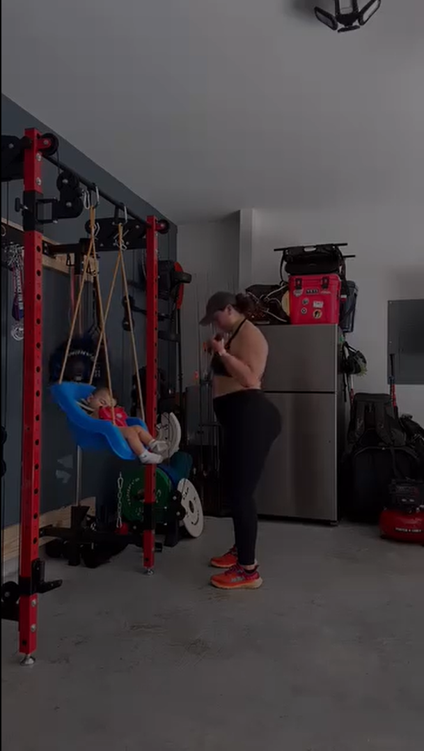 thumbnail video image 2 of Mikolo Foldable Power Rack Cage,1000lbs Capacity Wall Mounted Squat Rack with independent pulley system, Space Saving Home Gym Equipment with 5 Adjustable Angle, 2 of 14