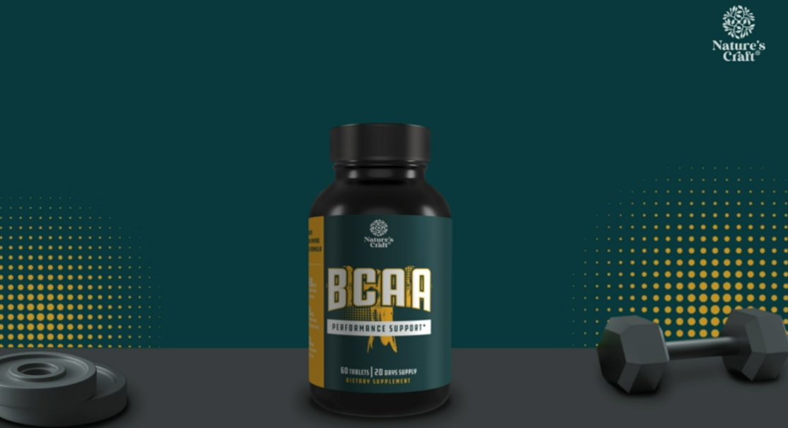 thumbnail video image 2 of BCAA Amino Acid Supplement - Natural BCAA Tablets for Pre Workout Energy & Post Workout Recovery - Branched Chain Amino Acid - Nature's Craft 60ct BCAA, 2 of 8