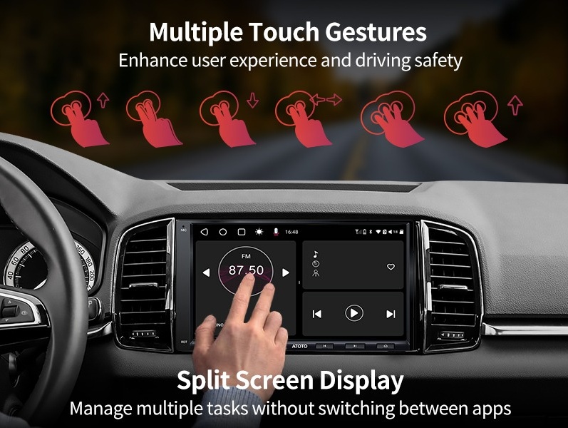 ATOTO A6PF 7-Inch Double Din Android Car Stereo: Carplay ATOTO A6PF 7-Inch Double Din Android Car Stereo: Carplay
