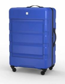 thumbnail video image 2 of Protege 28" Checked Colossus ABS Hard Side Luggage (Walmart Exclusive), 2 of 10