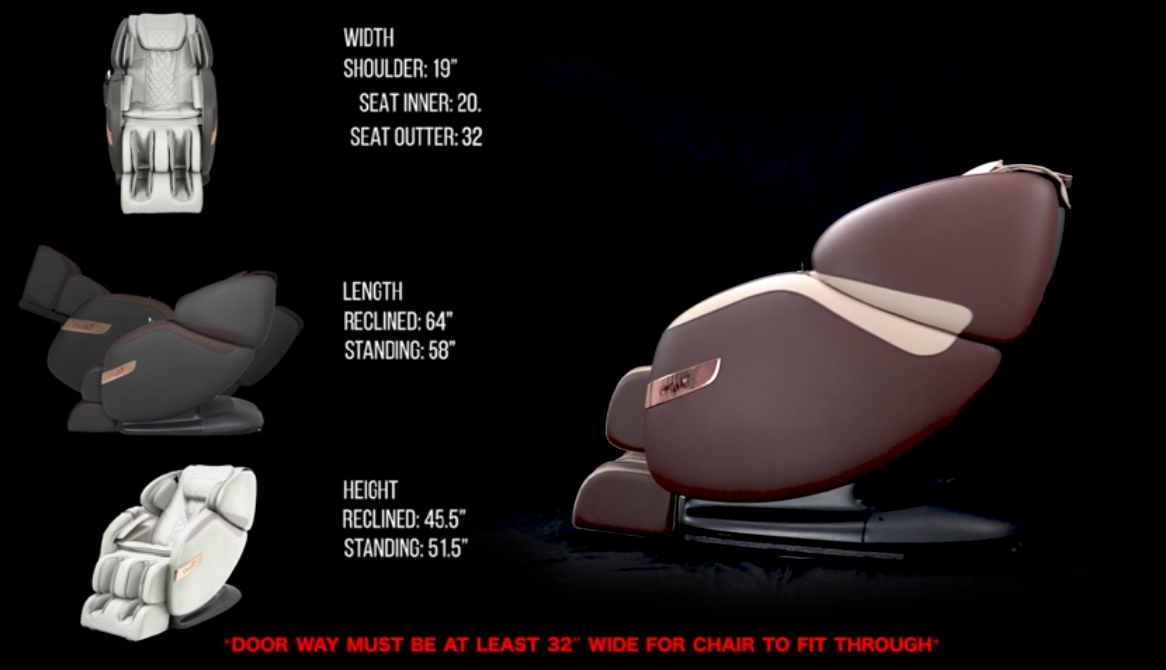 thumbnail video image 2 of Osaki OS Champ Zero Gravity Full Body Massage Chair Recliner, Black & Gray, 2 of 6