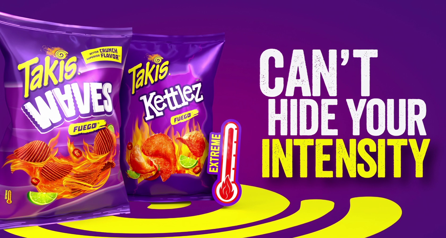 thumbnail video image 2 of Takis Fuego Kettlez 8 oz Sharing Size Bag, Hot Chili Pepper & Lime Kettle-Cooked Potato Chips, 2 of 8