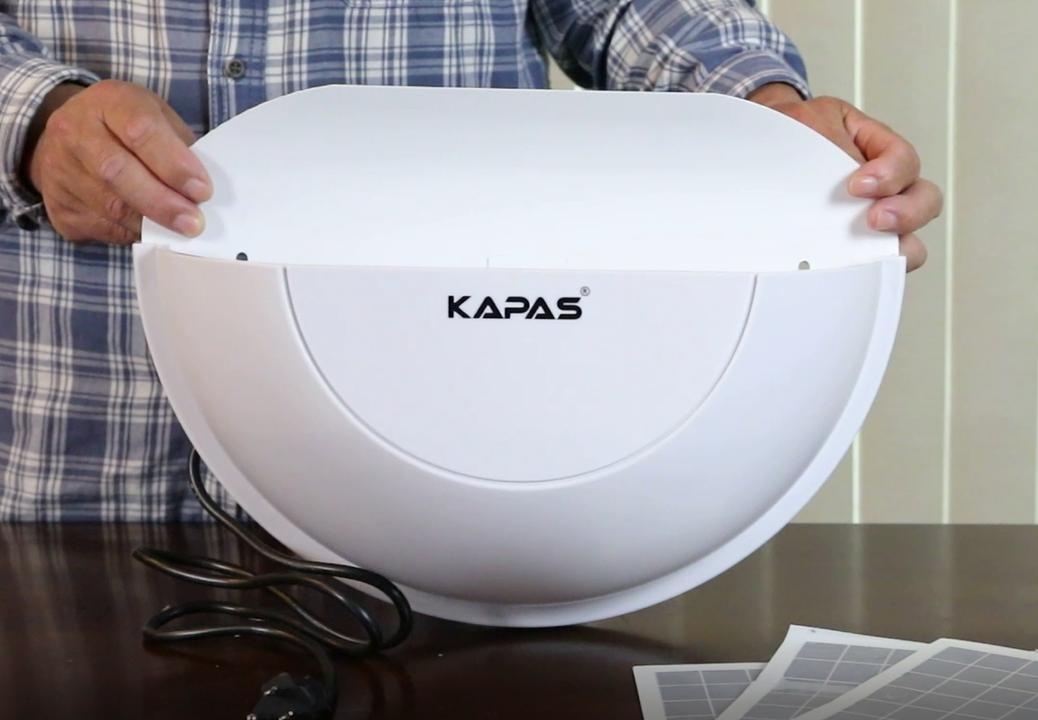 thumbnail video image 2 of KAPAS Indoor 10W Wall Sconce Blue Light Trap with 3 Glue Paper, Bug Zapper and Insect Killer with UV Light for Capturing Flies, Moths and Other Flying Insect, 2 of 9