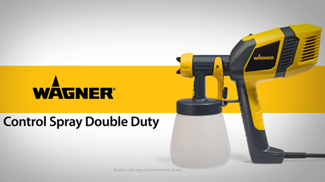thumbnail video image 2 of Wagner Control Spray Double Duty Stain Sprayer for Small Decks, Fences, Outdoor Furniture and More, 2 of 8