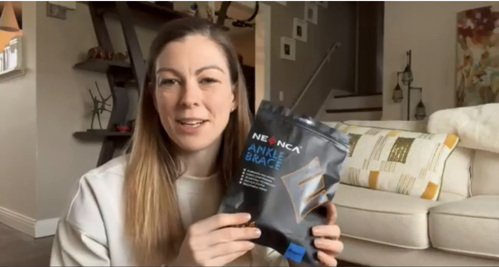 thumbnail video image 2 of Neenca 2-Pack Ankle Brace Support for Men & Women,Plantar Fasciitis Socks with Arch Support Compression Ankle Support Foot Sleeve,Ligament Damage, Achilles Tendonitis, Sprained Ankle, 2 of 8