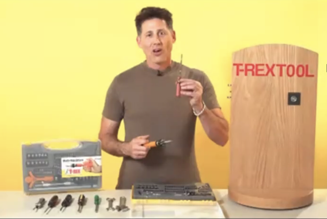 thumbnail video image 2 of Ratcheting Screwdriver/T-Rex Tool 83 Piece Custom Box Set -  Ergonomic Handle Hot Pink, 2 of 8