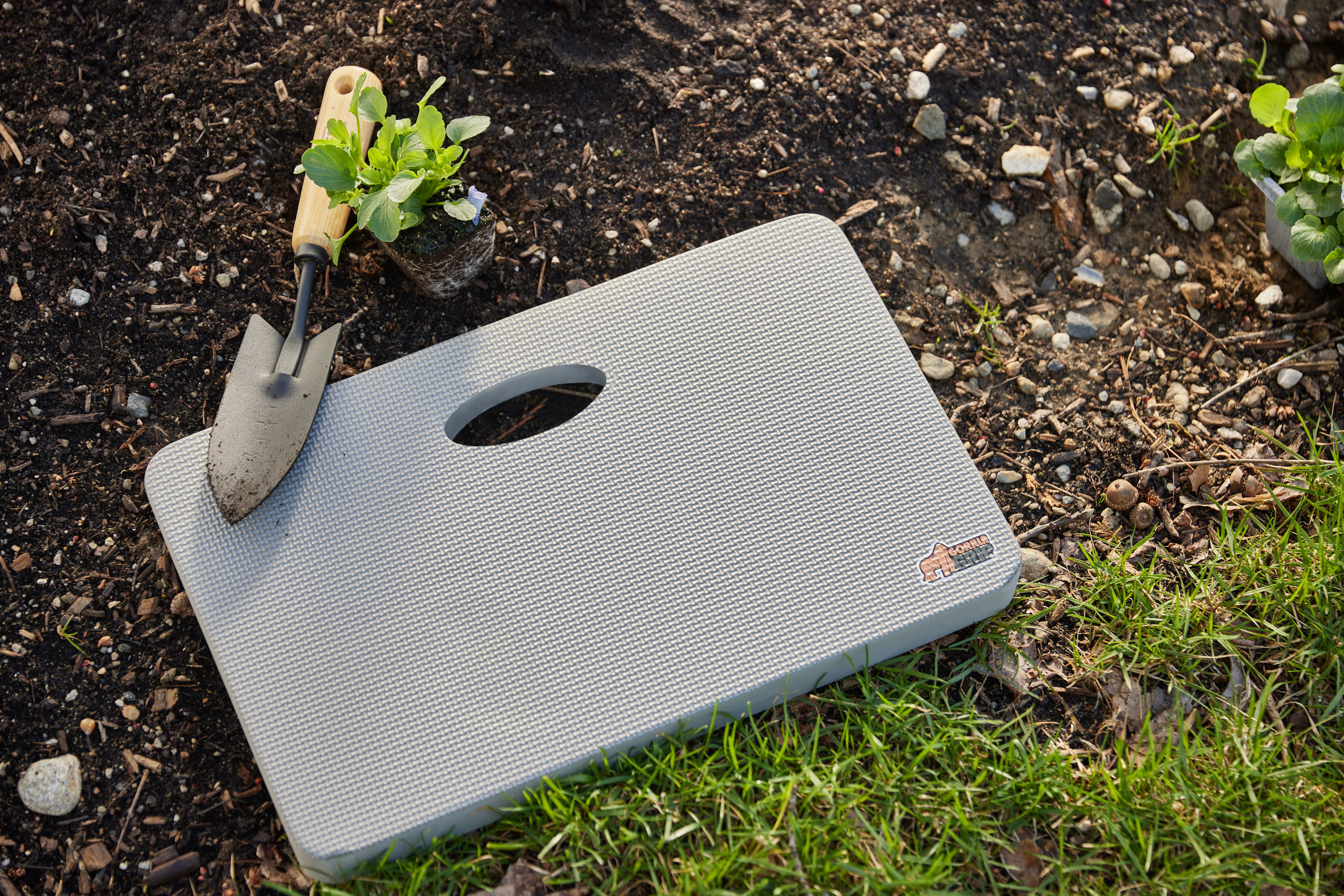 thumbnail video image 2 of GORILLA GRIP Kneeling Pad, Cushioning Support for Knees, Extra Thick, Water Resistant, 17.5x11 Black, 2 of 10