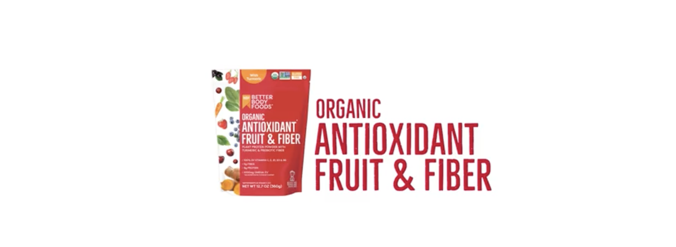 thumbnail video image 2 of BetterBody Foods Antioxidant Fruit & Fiber Powder, 12.7 oz, Pack of 1, 2 of 9