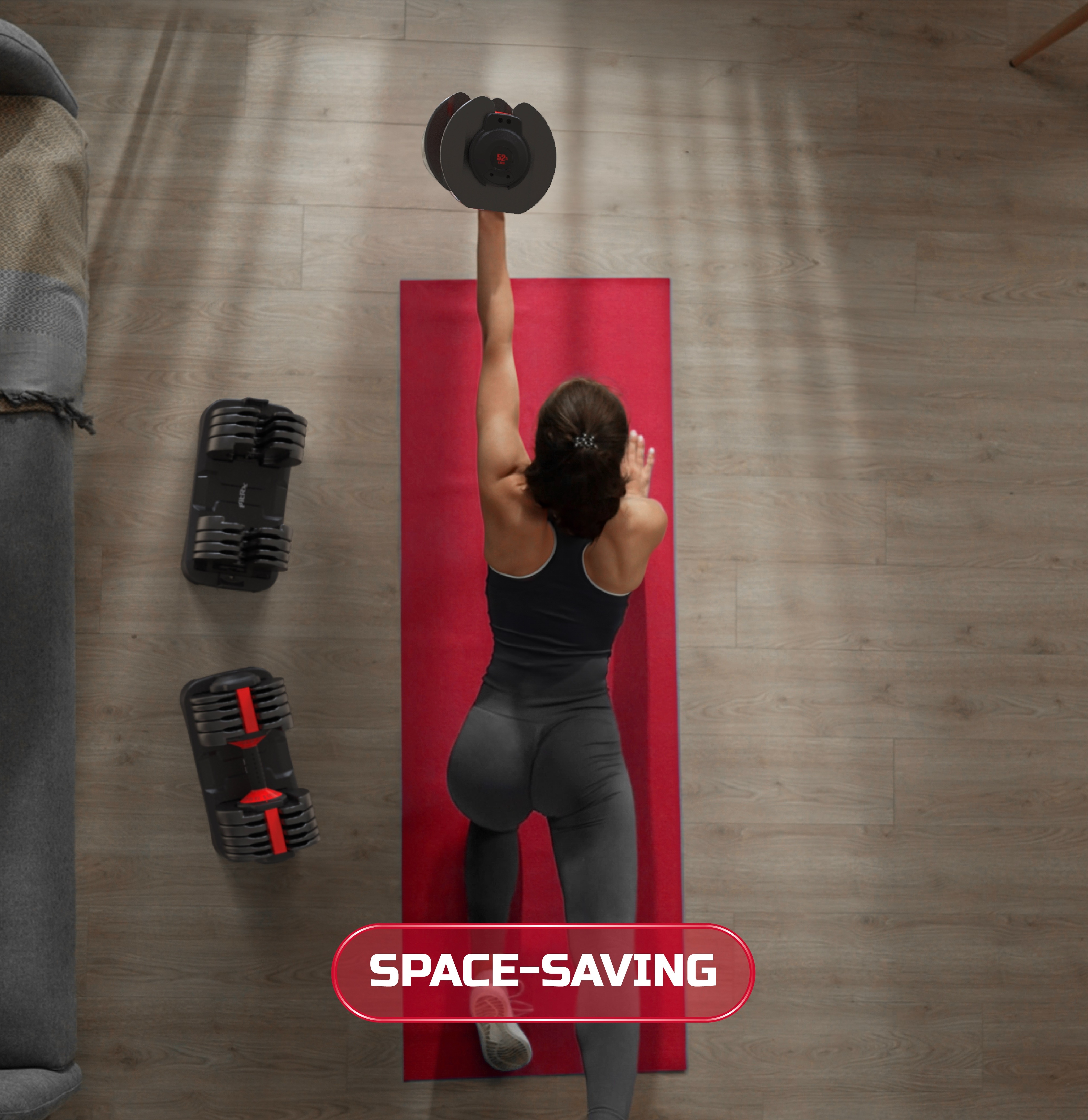 Ensemble d'haltères réglables VirtuFit | 15 kg Promo - iBOOD
