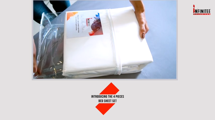 thumbnail video image 2 of Infinitee Xclusives Queen Sheet Set of 4, 16-inch Deep Pocket - Microfiber Queen Bed Sheets, Navy blue, 2 of 17