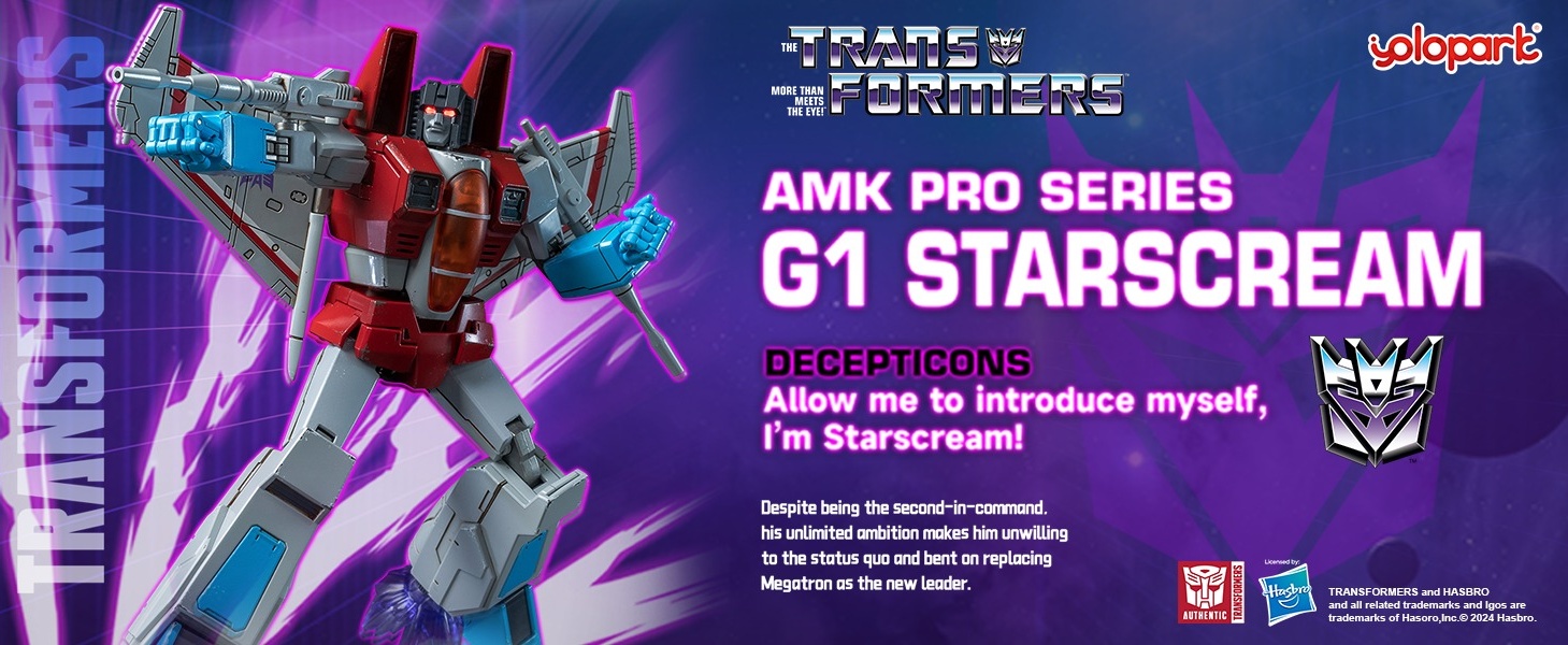 YOLOPARK Transformers Starscream G1 Action Figure Toys