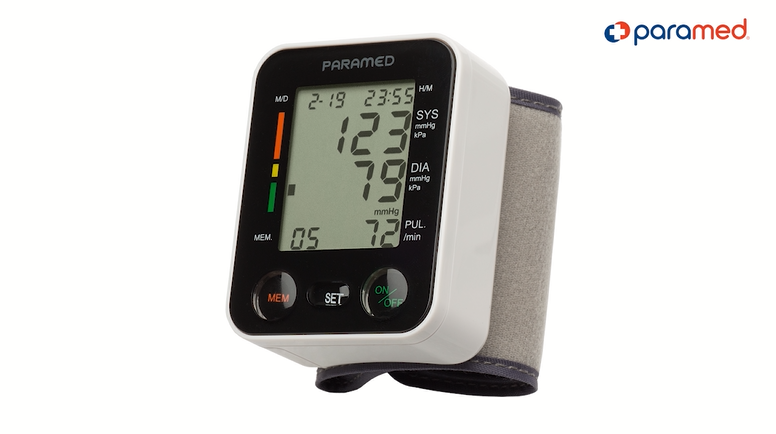 thumbnail video image 2 of PARAMED Wrist Blood Pressure Monitor, Adjustable Blood Pressure Cuff for wrist & Carrying Case, 2 of 7